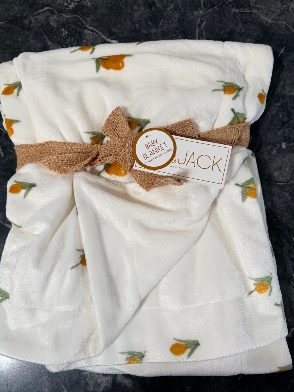 Lila & Jack baby blanket